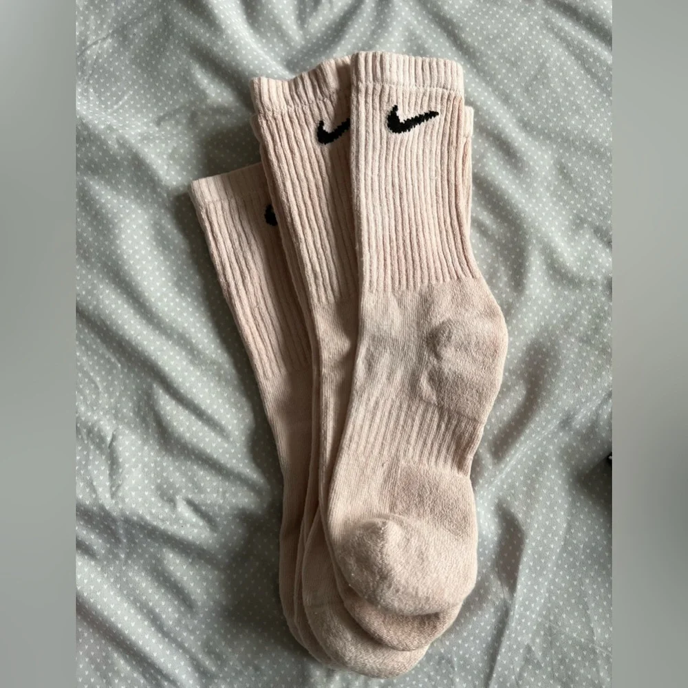 Nike Light Tan/Cream Cushion Crew Socks - Picture 3 of 3